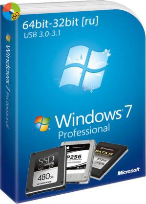 ISO образ Windows 7 на SSD диск 64bit 32bit Pro 4.30Gb